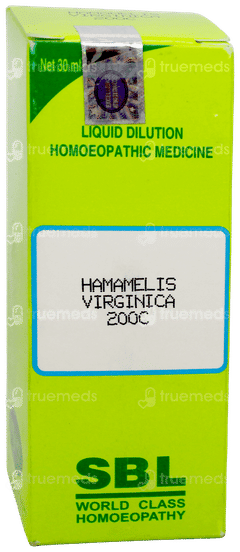 Sbl Hamamelis Virginica 200C Dilution 30Ml Sbl Hamamelis Virginica 200C Dilution 30Ml